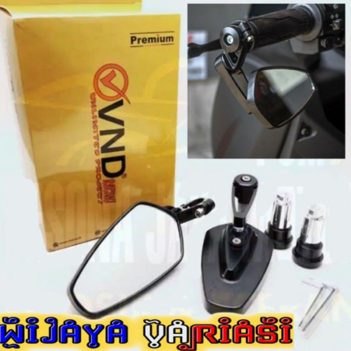 Spion Jalu Oval BAR END Original VND PREMIUM Universal BEAT FI VARIO