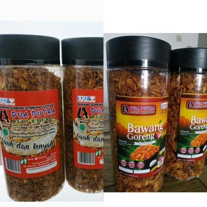 

Murah Bawang Goreng Dua Putra Kemasan Toples 200 Gram Asli Brebes