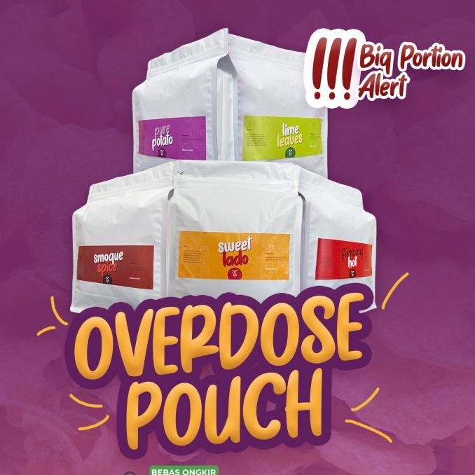 

Pips Keripik Kentang + Bawang Goreng kemasan OVERDOSE POUCH