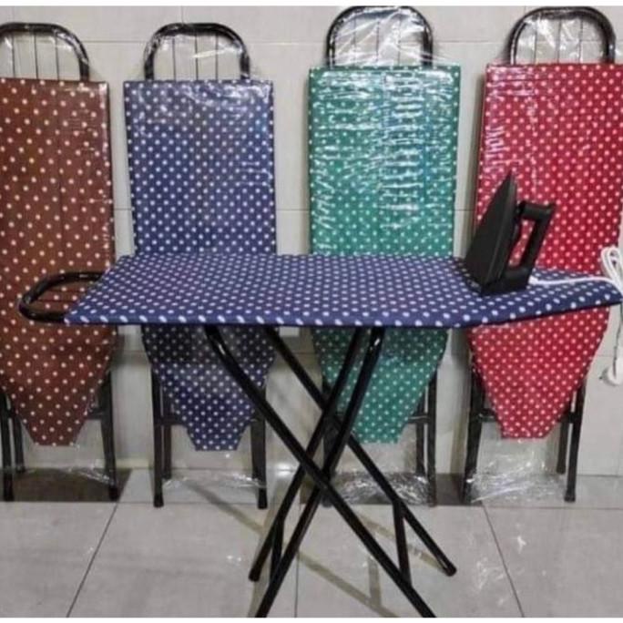 meja setrika lipat - duduk - berdiri / meja setrika lipat murah