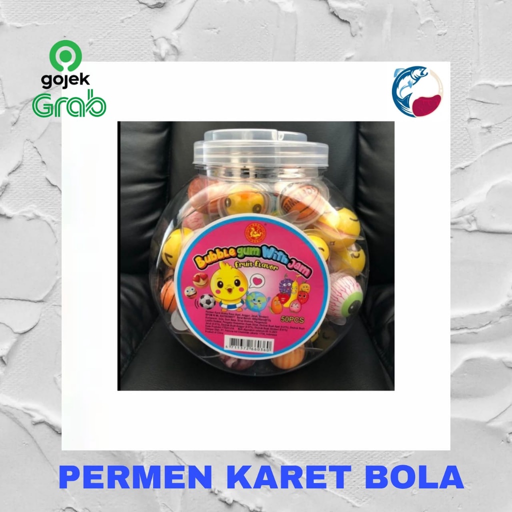 

Clj Permen Karet Bola Aneka Rasa / Chewing Gum Viral / Bubble Gum 50Pc