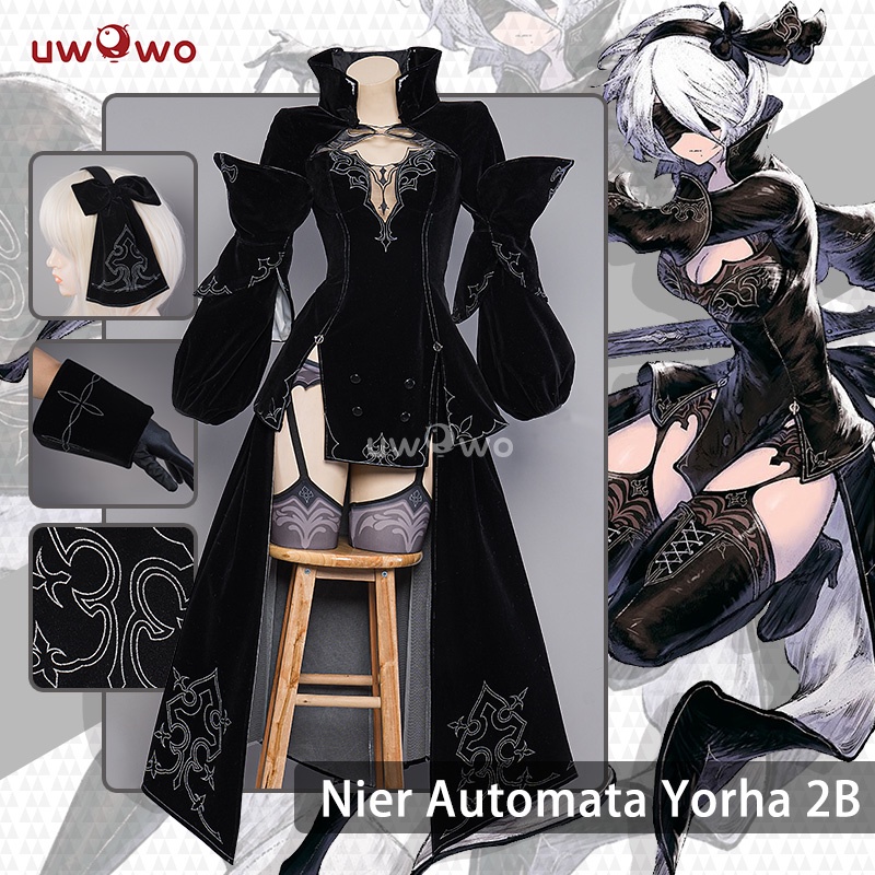 Nier: Automata 2B Reincarnation Alternate Battler Outfit Cosplay Costume
