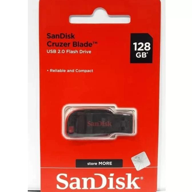 Flashdisk Sandisk 128 Cruze Blade-128Gb Usb Flashdisk Original