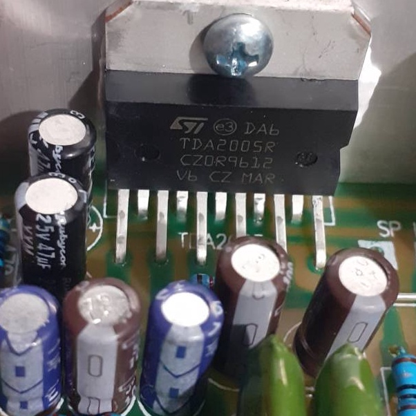 ➝ KIT POWER AMPLI STEREO BTL TDA2005 DC12V ✪ ★★★