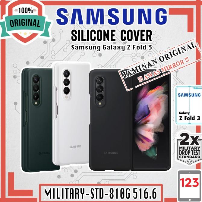 Case Samsung Galaxy Z Fold 3 Fold3 ORIGINAL Samsung Silicone Cover