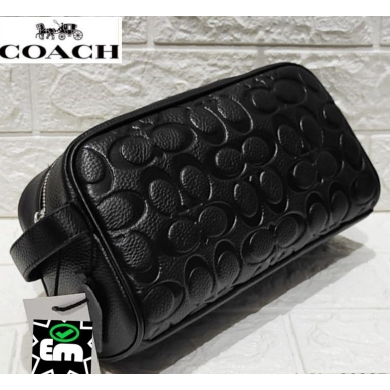 id6n1Mb Tas POUCH hand bag pria/wanita kulit impor PREMIUM