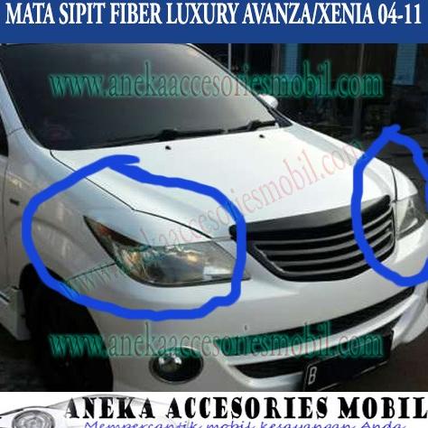 Mata Sipit / Mata Cipit / Eyelid / Alis Lampu Depan Toyota Avanza