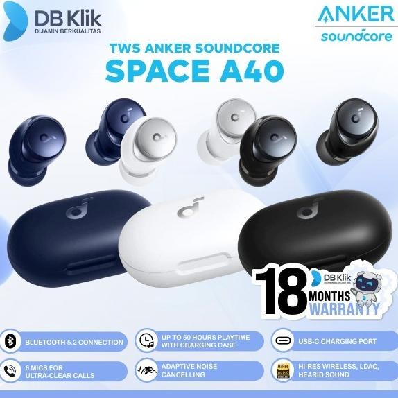 TWS Anker Soundcore Space A40 A3936 - Earphone ANKER A3936 Space A40