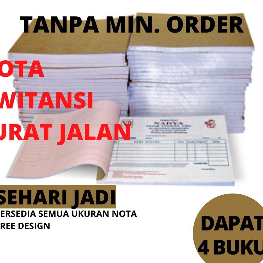 

[☞-8DY➸] [TERLENGKAP] NOTA TOKO CUSTOM 1 2 3 RANGKAP / PLY BON SURAT KWINTANSI SURAT JALAN INVOICE FORMULIR SLIP GAJI FORM / paling.laris!