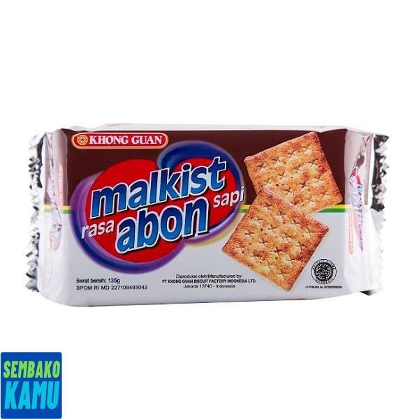 

Khongguan Malkist Abon Crackers 135 gr