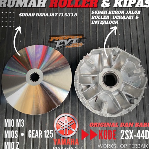 RUMAH ROLLER MIO M3 KIPAS MIO M3 CUSTOM RACING RUMAH ROLLER CUSTOM PULLY Pulley Custom MIO M3 MIO Z 