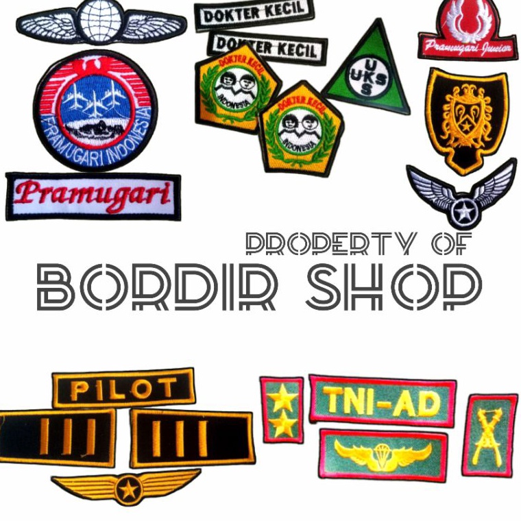 Terkini GrosirP5b5A Bordir Logo Pramugari Anak - Bordir Logo Pramugari Junior - Bordir Logo Dokter K