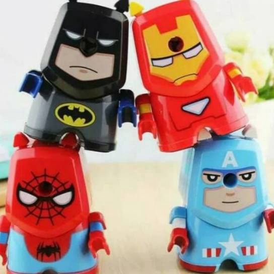 

(14Tご.V☼] Serutan meja putar SUPERHERO/rautan putar CARS/serutan meja JET PESAWATmurah.!!