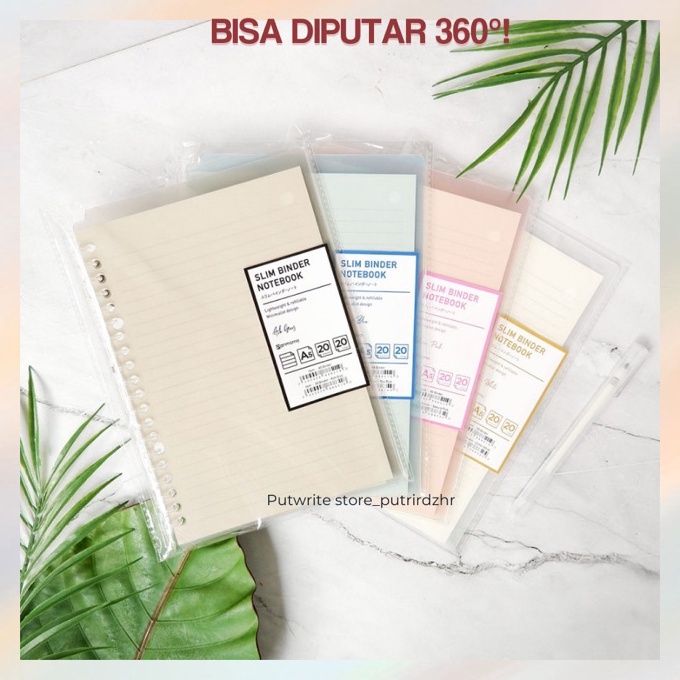 

[◆L/15O»> Slim Smart Ring Binder Transparan B5 [ kokuy0 style ] berrkualitas.!
