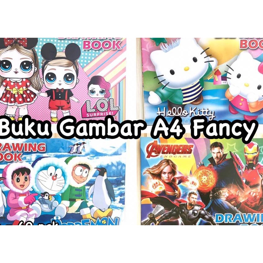 

[㊚Y-❦BJ) (10 pcs) Buku gambar fancy A4 (1 pak isi 10 pcs) amanaah.!