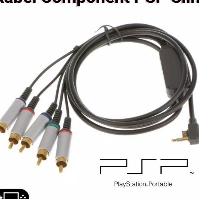 [㊛✪.JVA) Kabel Component PSP Slim 2000 3000 Komponen Cable TV PSP Seri Slimlangsung.kirim.