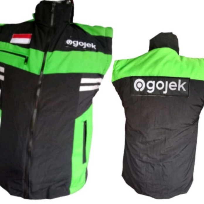 Terjamin Rompi Motor Gojek  Bahan Waterproof Tebal Komunitas Ojol Keren.
