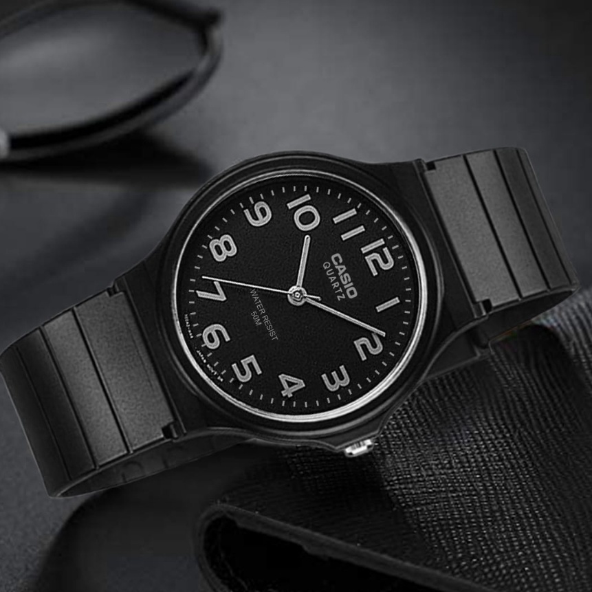 [Z-U☼♫J) KATRI-[✅COD] Jam Tangan CASIO MQ-240-7B Bulat Kecil / Jam Tangan Unisex Pria/wanita Casio A