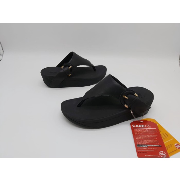 SALE Fitflop Shiny Leather Flip Sandal Fitflop Wanita