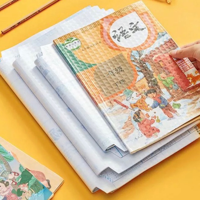 

[♡.LQV✮) Sampul Buku Sticker PVC 10 Lembar Buku Pelajaran Anak Sekolah Waterproof Buku Belajar Bacaan Novel Anti Air Mudah Dibersihkan/ langsung.kirim..!