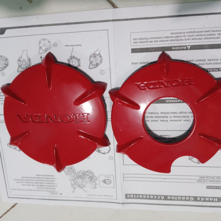 ￣ Cover Engine Set merah Red CB 150,VERZA &amp; VERZA 150 k Kualitas Premium Terlaku..