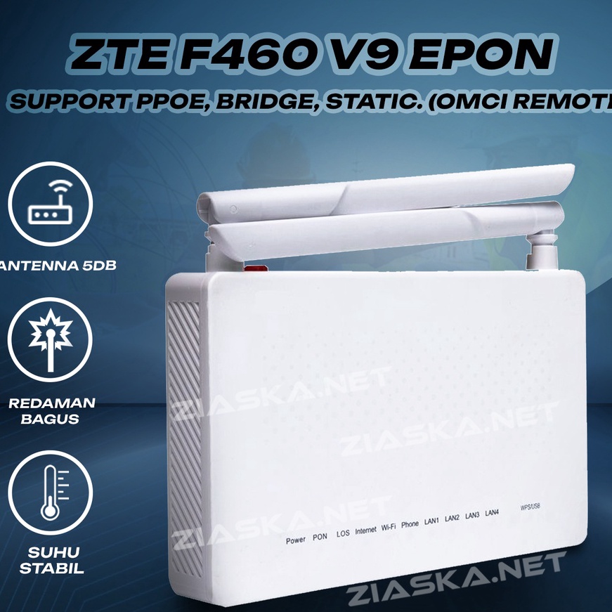 (R-M◆➛3> New EPON zte F460-V9  Epon Onu Ont suport HSGQ HIOSO dan semua OLT EPON- aamanah.