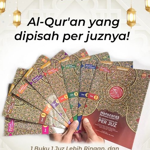 [N-I✮❣7] At-Taqwa Alquran Per Juz A5 Hafazan Hafalan Per Kata Latin Quran Terjemahan 8 Blok Mushaf B