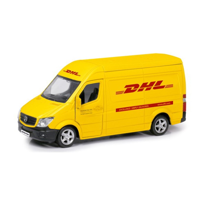 RMZ City Diecast Van DHL Cargo 5 Inch Freewheel 5705048