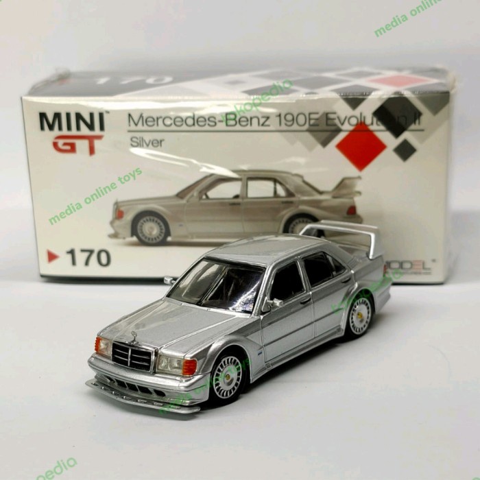 MUST HAVE DIECAST KOLEKSI MINIGT MOBIL MERCEDES BENZ 190E EVOLUTION NO.170 TERLARIS