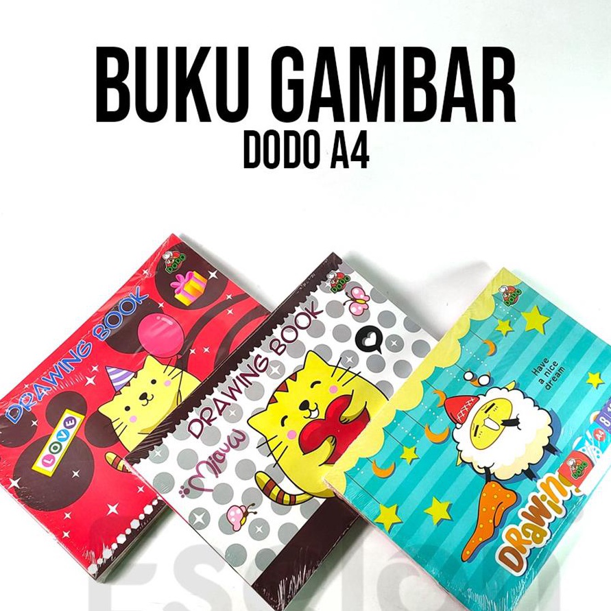 

(PR☛/A♫> 10pcs Buku gambar DODO A4 / 1pack buku gambar DODO A4- viiral.!