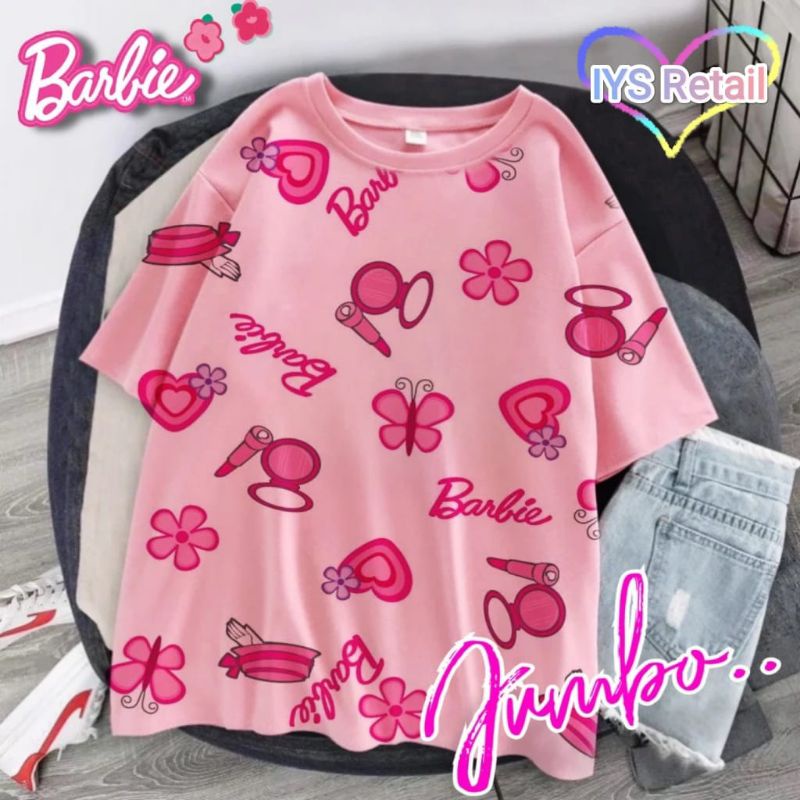 Kaos/Dress Big Size Jumbo Motif Barbie LD 120 Model 1