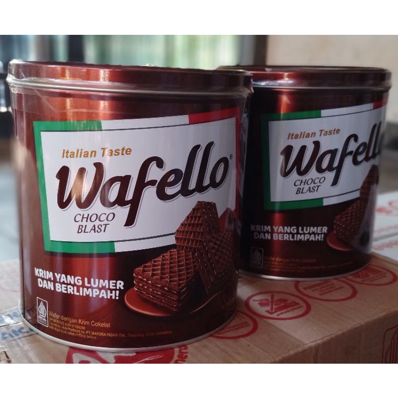 

Wafello Wafer rasa Coklat kaleng 234gr