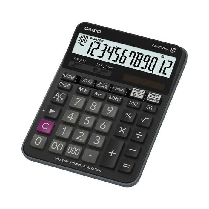 

Kalkulator Meja Casio Dj-120D Plus Desktop Check & Correct Calculator