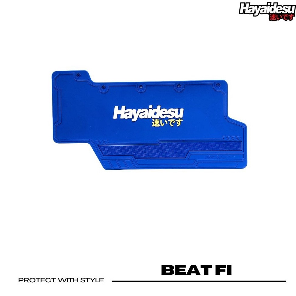 ｀ tW Hayaidesu Mudflap Honda Beat FI 2013-2019 Penahan Lumpur - PREMIUM ✧