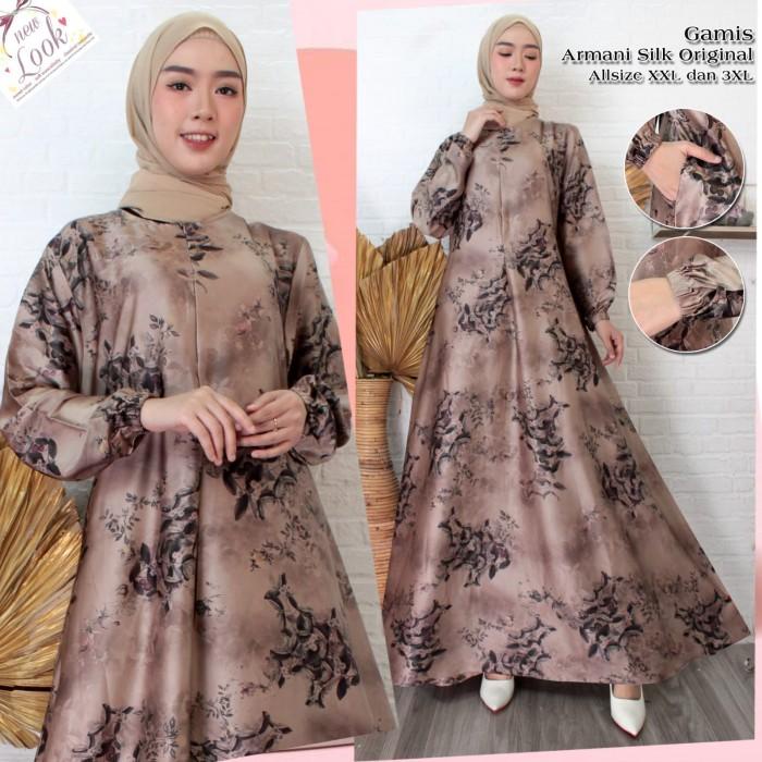 TERLARIS - GAMIS ARMANY SILK | GAMIS ARMANI MOTIF | GAMIS ARMANY PREMIUM TERLARIS