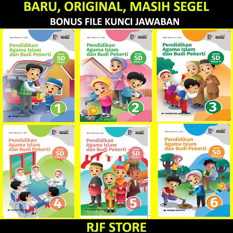 

[KODE 0QDUU] PEND. AGAMA ISLAM & BUDI PEKERTI SD KLS.1,2,3,4,5,6/KM PLUS FILE KUNCI JAWABAN
