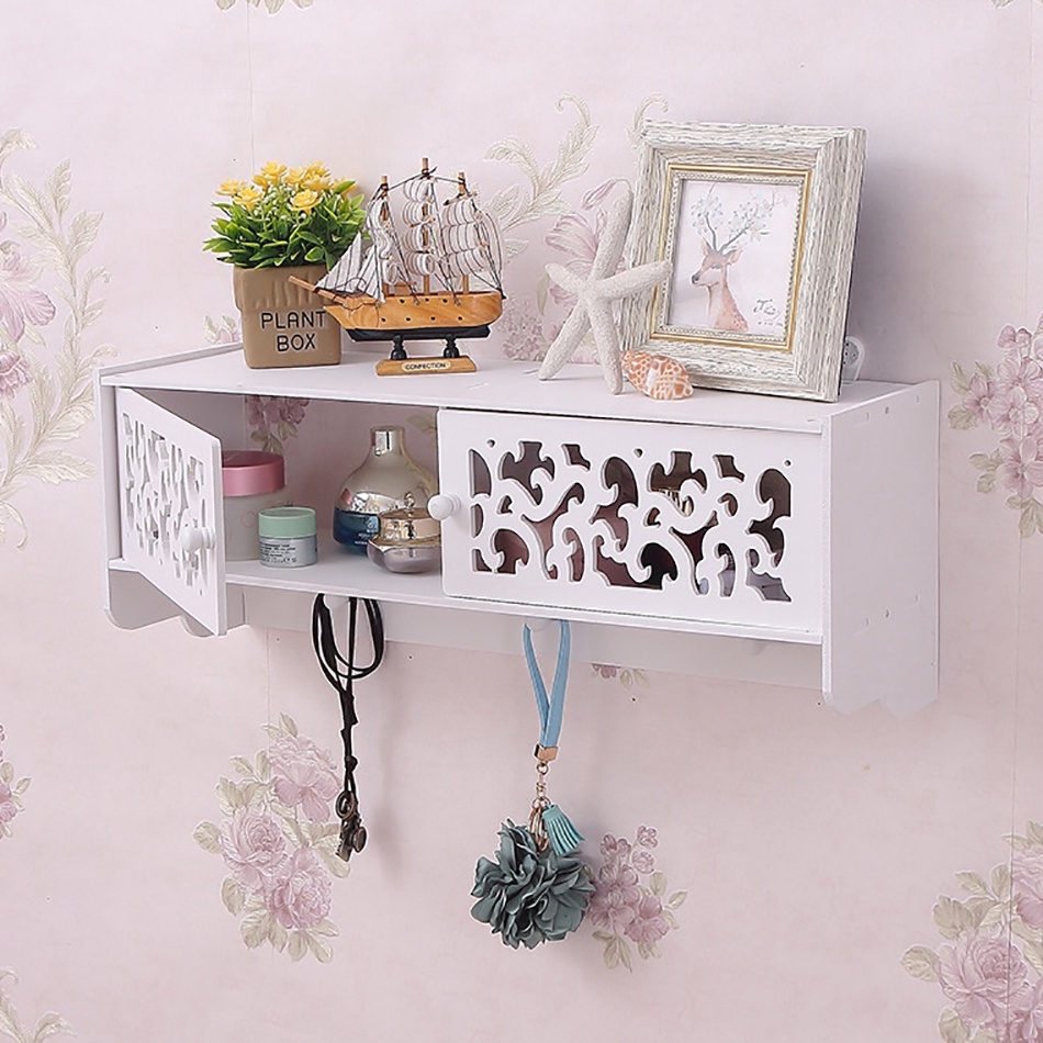 Stok Terbatas.. Rak Kosmetik Dinding Toilet Tempel - Rak kosmetik gantung - Tempat Make up - Rak Min