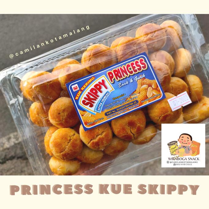 

roc01 KUE KACANG SKIPPY PERTAMA DI INDONESIA / KUE KERING PRINCESS ENAK 500g