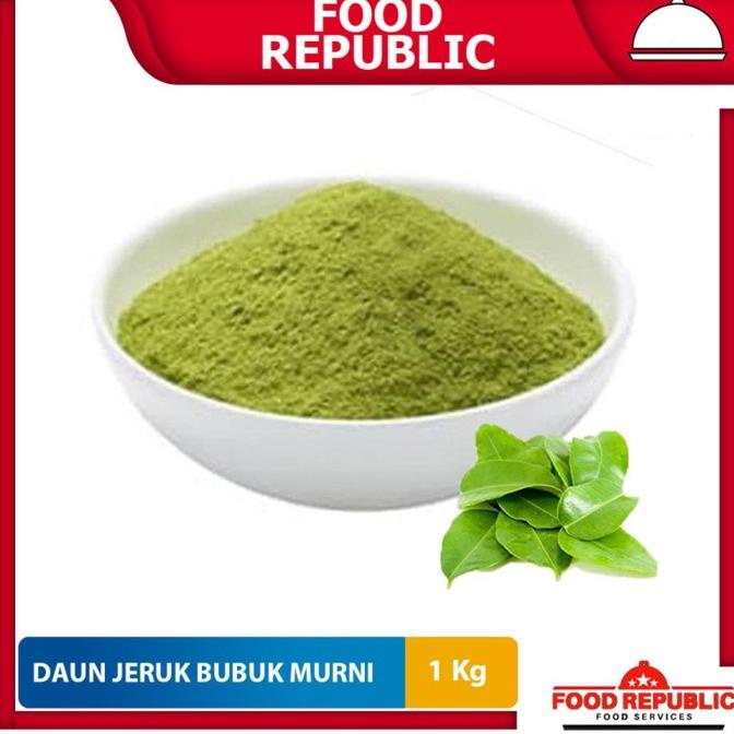 

jen DAUN JERUK BUBUK MURNI 1 KG - PURE KAFFIR LIME LEAVES GROUND ORIGINAL