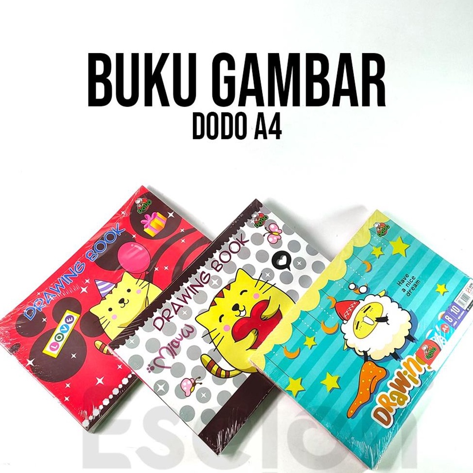 

Stok Baru 10pcs Buku gambar DODO A4 / 1pack buku gambar DODO A4 180