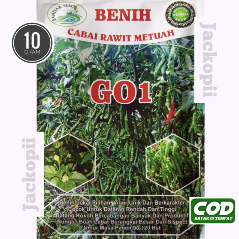Benih Cabai Rawit Metuah G01 - Cabe Rawit Metuah G01 - G01