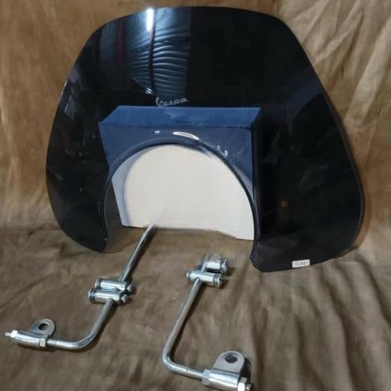 =+=+=+] Flyscreen/whindsiel vespa matic Primavera..... aksesoris vespa matic