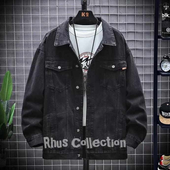 Jaket Jeans Denim Pria|Jaket Jeans Kupluk Blit|Jaket Jeans Terbaru
