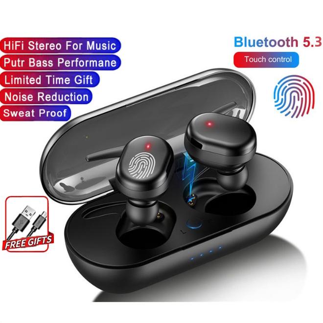 Headset Bluetooth Y30 TWS Wireless Earphone Bluetooth 5.3 Waterproof Sport Handset HIFI Stereo Sound