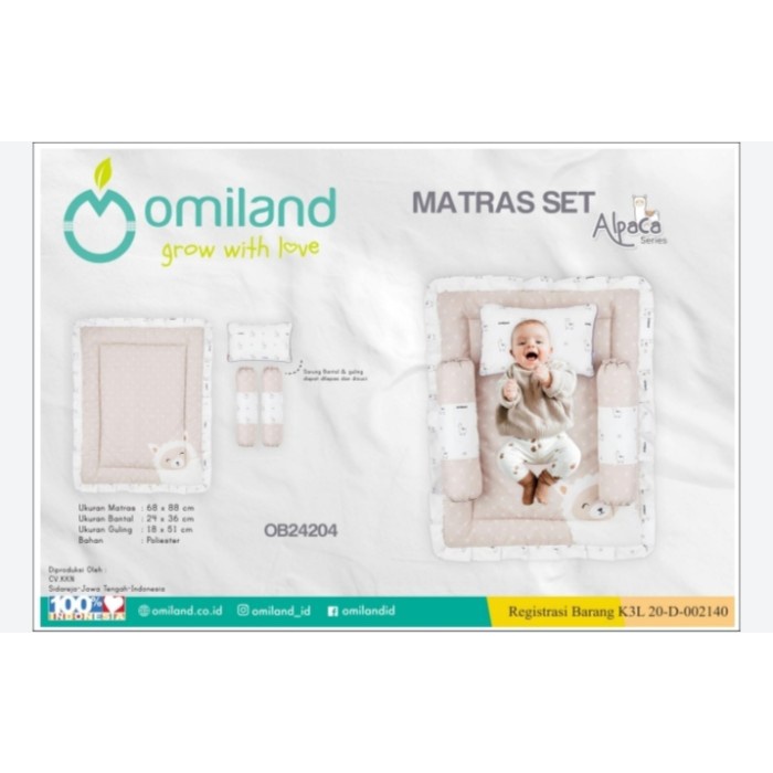 Terlaris Matras Set Baby Omiland Alpaca Series