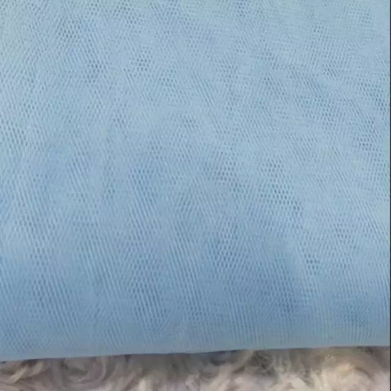 Kain Tile Hampers Biru Muda