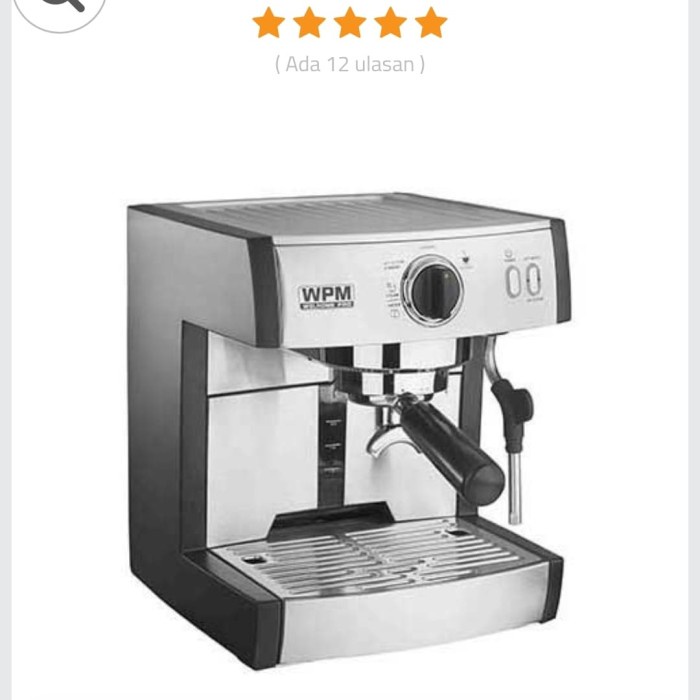 Welhome Espresso Machine KD-130 Black - mesin kopi WPM KD-130