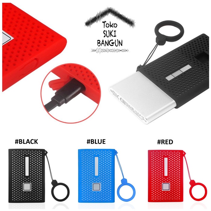 Terlaris Case Samsung Portable Ssd T7 External Rubber Breathable Casing Cover