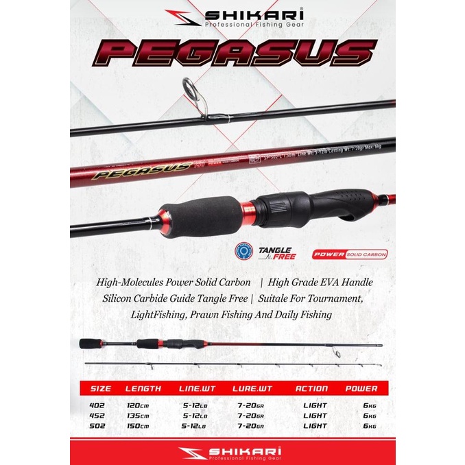 JORAN PANCING SHIKARI PEGASUS CARBON SOLID 120CM 135CM 150CM