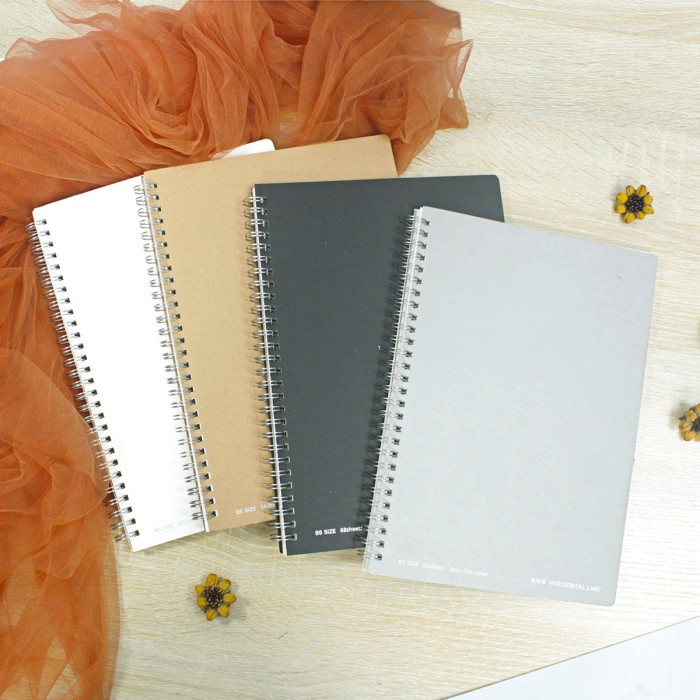 

Serene Scribbles Spiral Ruled Notebook B5 - Buku Tulis B5 - Buku